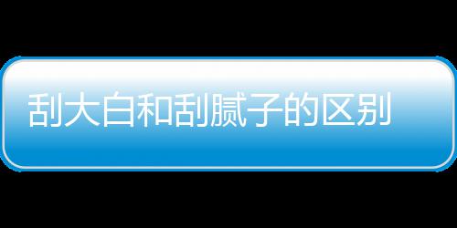 白和平米呢子的刮大刮腻 刮区别钱一大白多少