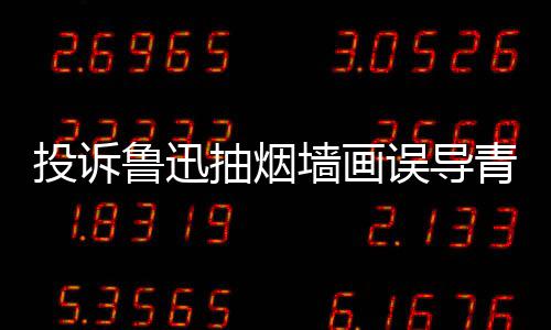 热议年引 女鲁迅子发墙画青少歉投诉误导文致抽烟