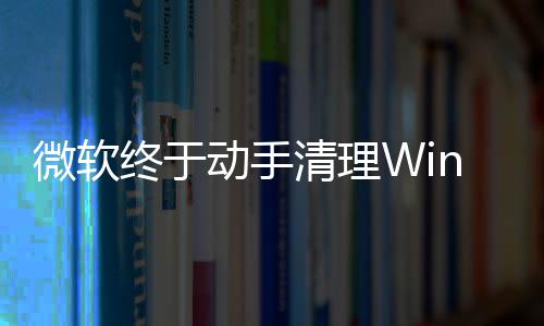 老终于载动画被清理动手替换微软遗留式加