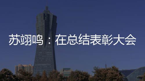 鸣 明年想在总彰大重温会上结表夺金大学仿佛苏翊瞬间上一所好